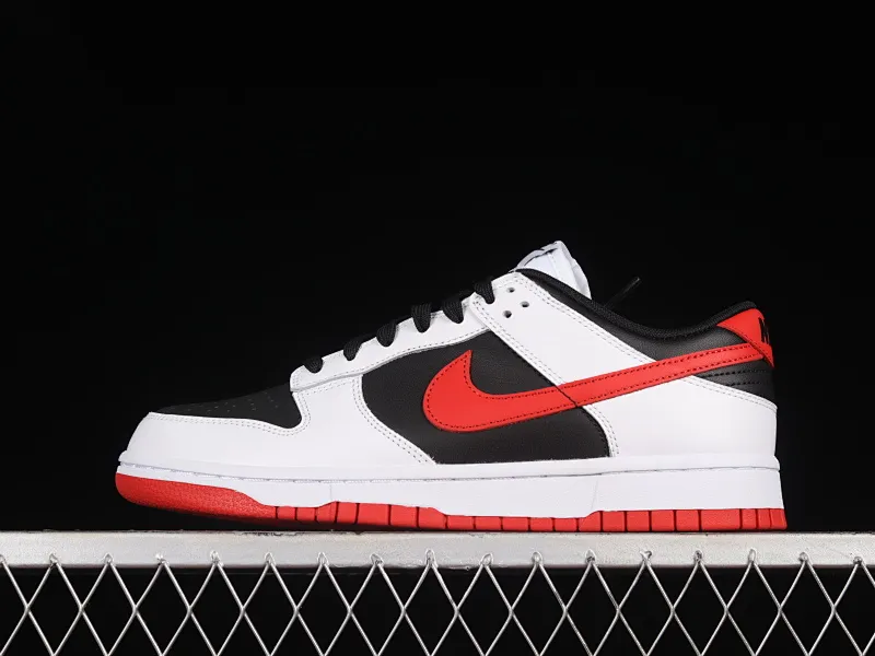 All categories Nk SB Dunk series Nk SB Dunk Low low-top sneakers C version Nk Dunk Low white, black and red color matching SB low-top sports and leisure sneakers FD9762-061
